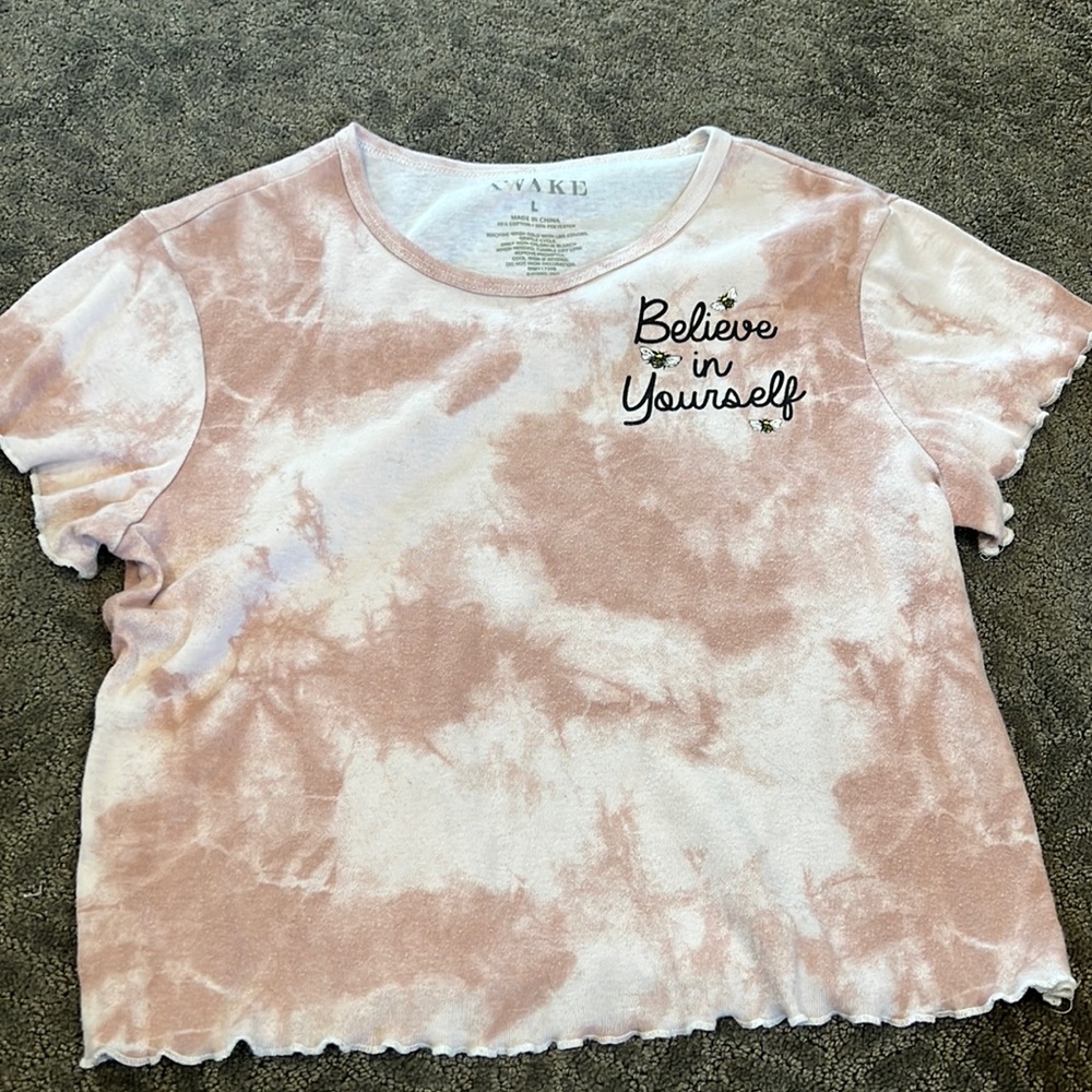 Kids, cute, pink shirt, tie-dye cute